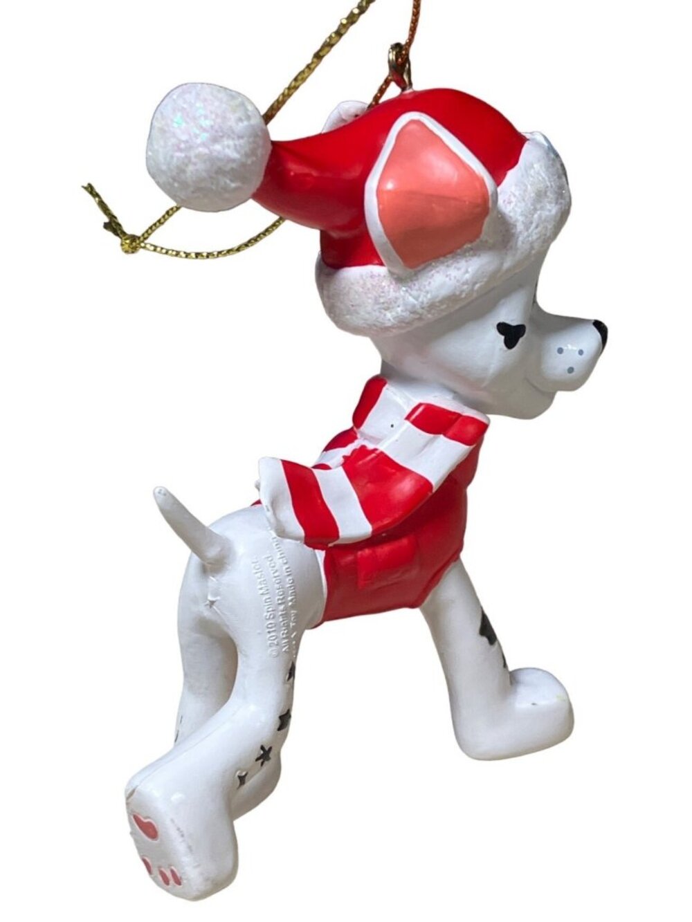 Spin Master Paw Patrol Marshall with Santa Hat Christmas Ornament - Picture 4 of 9